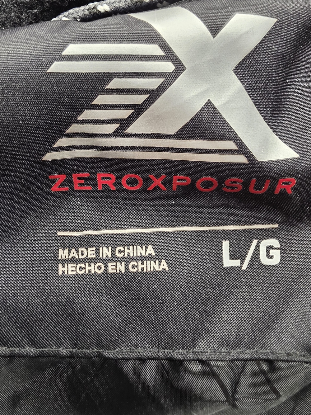 ZeroXposur men's quilted puffer jacket with a textured pattern Size L - Picture 3 of 12